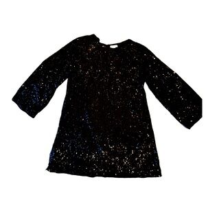 H&M Black Sequined Dress ~ Sized M. Worn once. $35